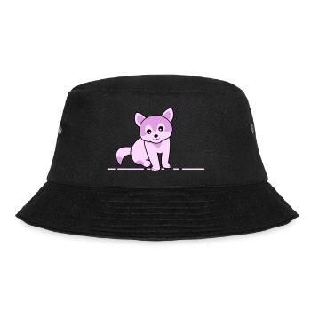T-shirt dog dog - Bucket Hat - black - Front - Lela (165cm)