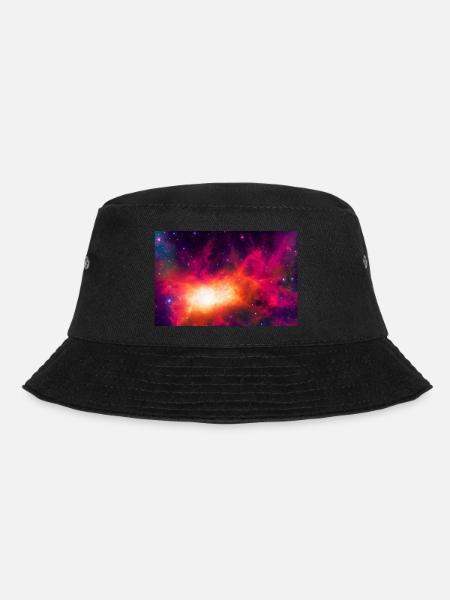 Kosmischer Nebel im Weltraum 1 - Bucket Hat - Schwarz