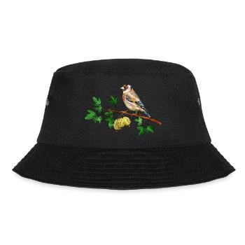 Bunter Vogel - Bucket Hat - Schwarz - Vorne - Lela (165cm)