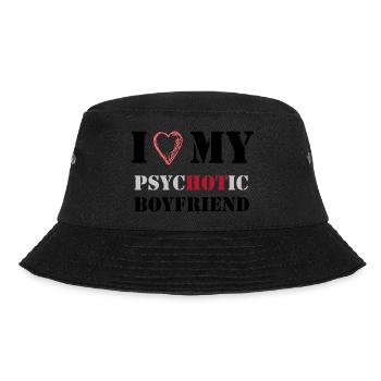 i love my psychotic boyfriend - Bucket Hat - black - Front - Lela (165cm)