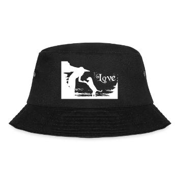 Dog Hund - Bucket Hat - Schwarz - Vorne - Lela (165cm)