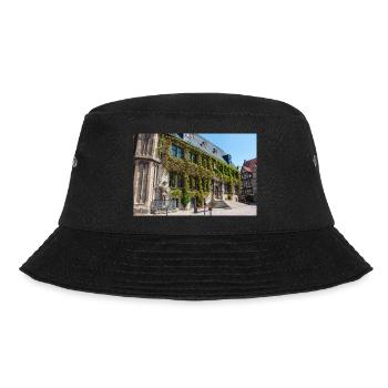 Rathaus Quedlinburg Sachsen-Anhalt - Bucket Hat - Schwarz - Vorne - Lela (165cm)