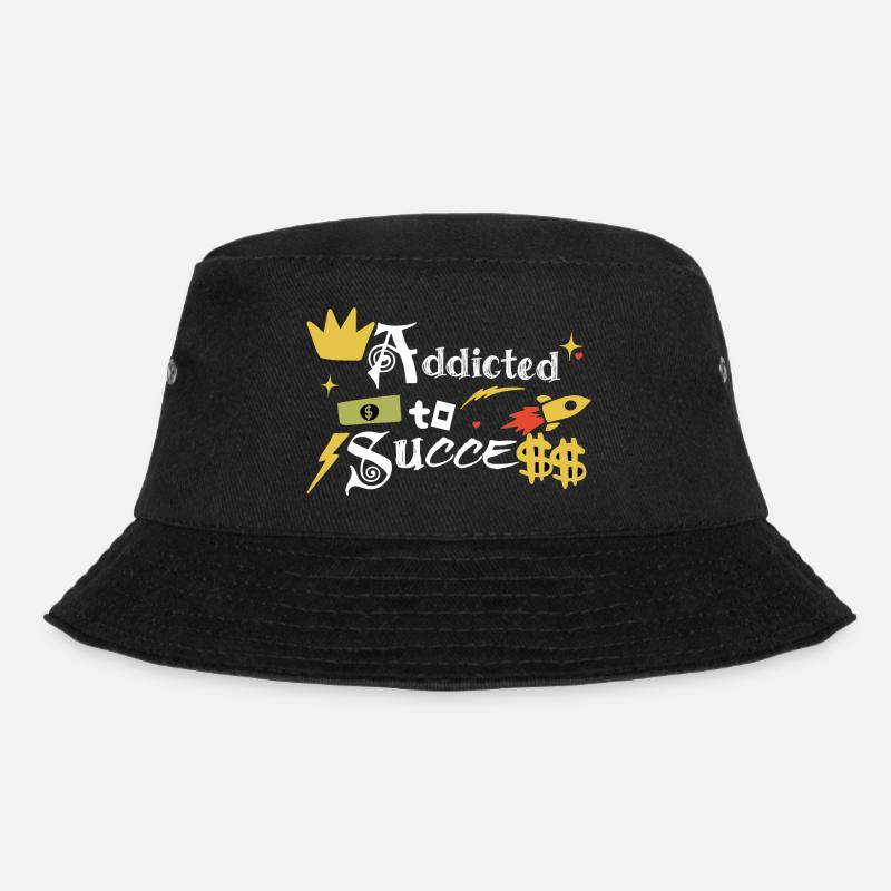 Addict to success - Bucket Hat - black
