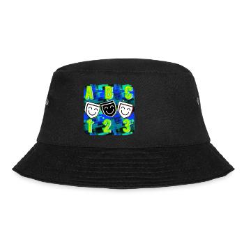ABC_123 - Bucket Hat - Schwarz - Vorne - Lela (165cm)