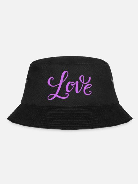 LOVE - Bucket Hat - Schwarz
