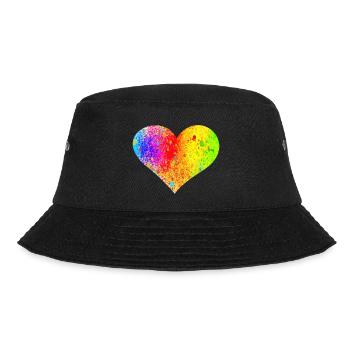 Cœur arc-en-ciel - Bob - noir - Devant - Lela (165cm)