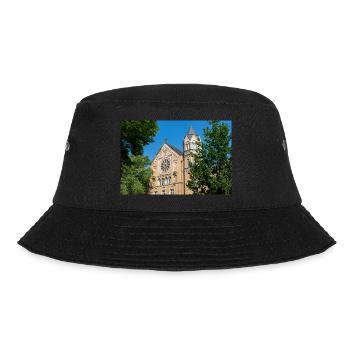 historical building secondary school Ratsgymnasium - Bucket Hat - black - Front - Lela (165cm)
