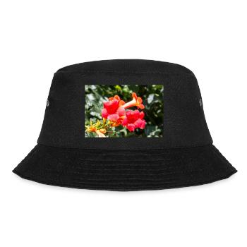 trumpet creeper or trumpet vine Campsis - Bucket Hat - black - Front - Lela (165cm)
