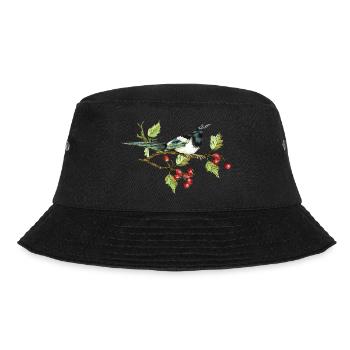Bunter Vogel - Bucket Hat - Schwarz - Vorne - Lela (165cm)