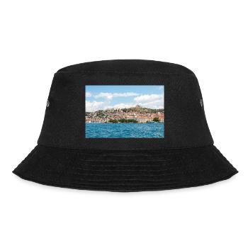 Panoramablick Primošten, Šibenik-Knin, Kroatien - Bucket Hat - Schwarz - Vorne - Lela (165cm)