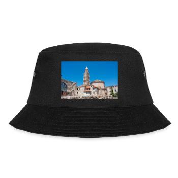 Die Kathedrale des Heiligen Domnius aus dem Vomitorium - Bucket Hat - Schwarz - Vorne - Lela (165cm)