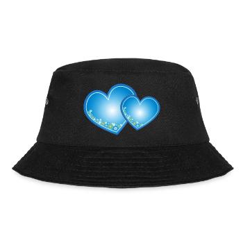 Coeurs bleus - Bob - noir - Devant - Lela (165cm)