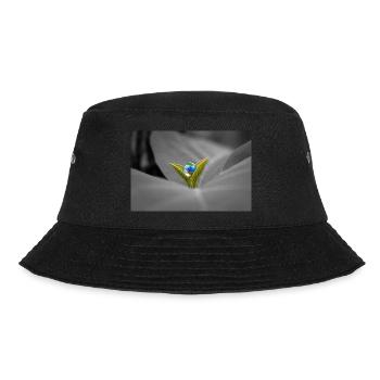 Der Marmor auf der Pflanze - Bucket Hat - Schwarz - Vorne - Lela (165cm)