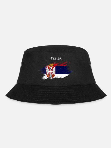 SRBIJA - Bucket Hat - Schwarz