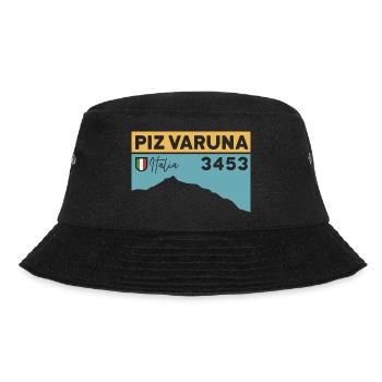 Piz Varuna Ski Touring Ski Resort Hiking Normal Route - Bucket Hat - black - Front - Lela (165cm)