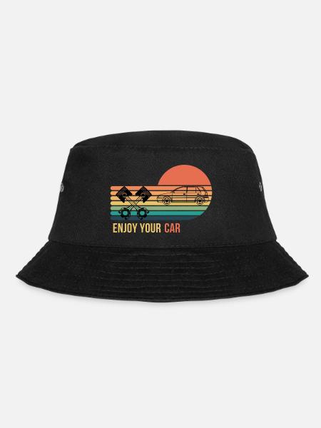 Enjoy your car - Bucket Hat - Schwarz
