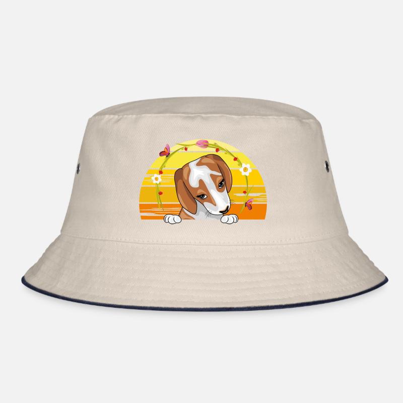 Portrait d’un chiot Beagle mignon et timide Bob