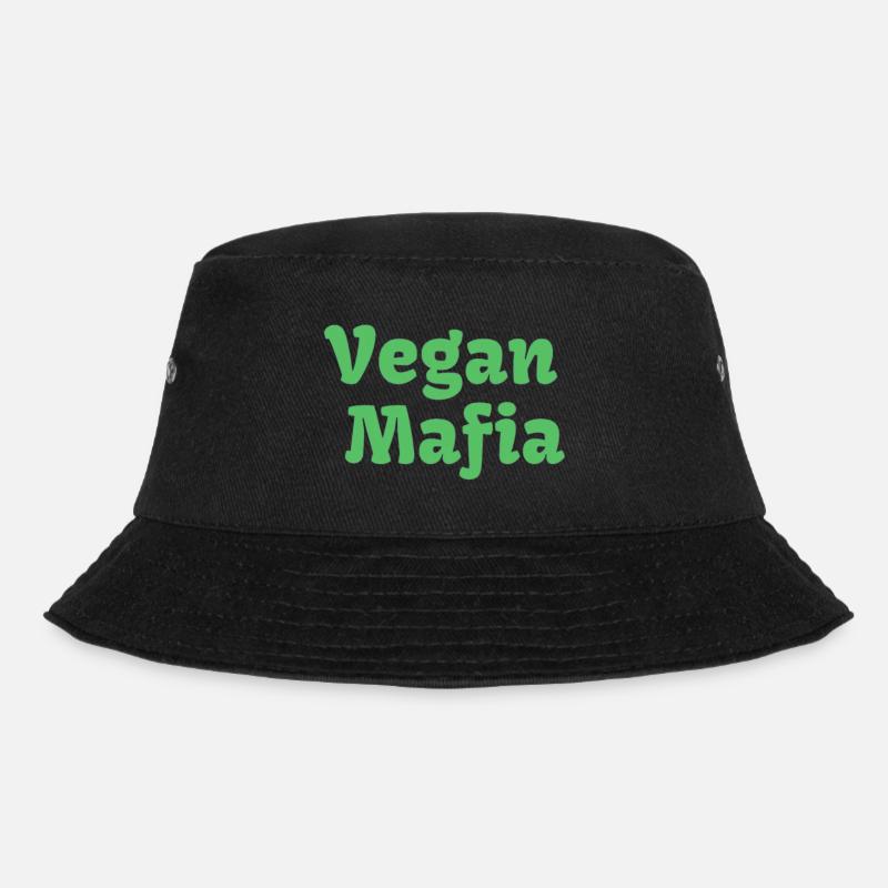 Vegan Mafia - Bucket Hat - black