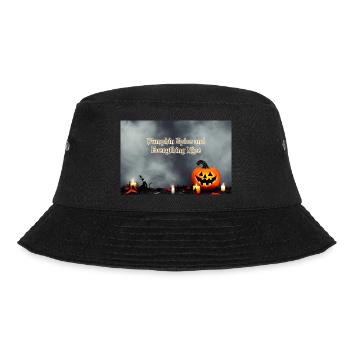 Halloween pumpkin - Bucket Hat - black - Front - Lela (165cm)