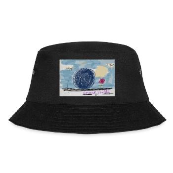 Non Sense Lied - Bucket Hat - Schwarz - Vorne - Lela (165cm)