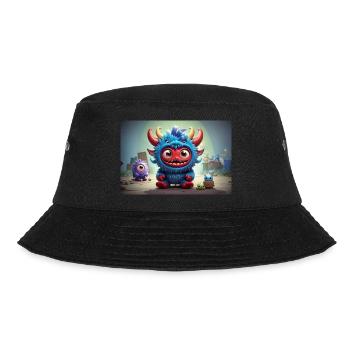 Monster: 4 - Bucket Hat - Schwarz - Vorne - Lela (165cm)