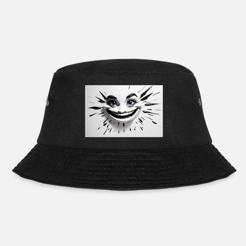 Absolute Reality sourire fou noir blanc - Bob - noir