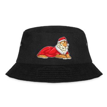 Chapeau de Père Noël tigre - Bob - noir - Devant - Lela (165cm)