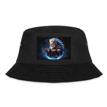 In the midst of a dark and mysterious atmosphere, - Bucket Hat - black - Front - Lela (165cm)