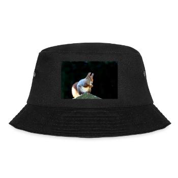 Eichhörnchen, Isibat - Bucket Hat - Schwarz - Vorne - Lela (165cm)