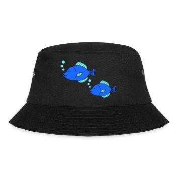 Pisces Comic - Bucket Hat - black - Front - Lela (165cm)