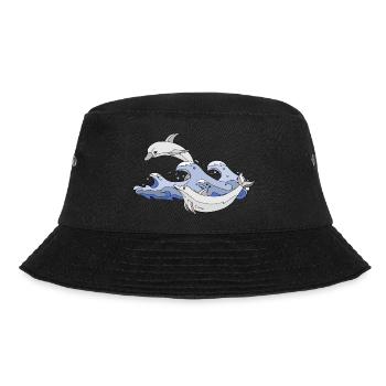 Delphine - Bucket Hat - Schwarz - Vorne - Lela (165cm)
