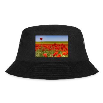 Poppy Field - Bucket Hat - black - Front - Lela (165cm)