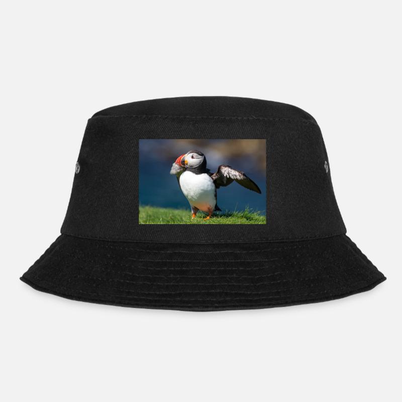 Papageientaucher - Bucket Hat - Schwarz