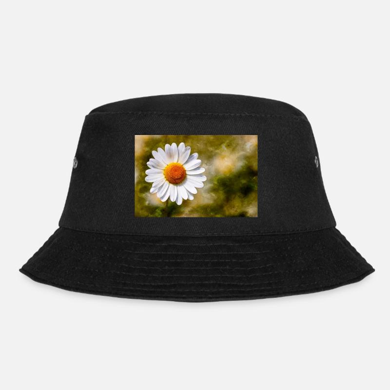 Marguerite - Bucket Hat - black