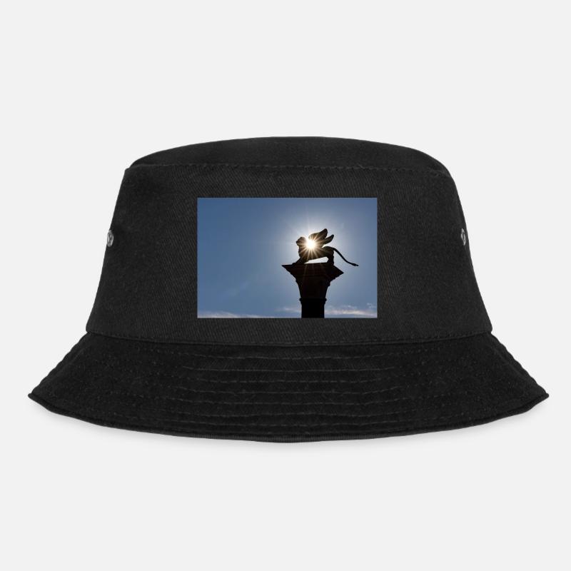 Venetian Lion - Bucket Hat - black