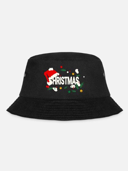 Weihnachten - Bucket Hat - Schwarz