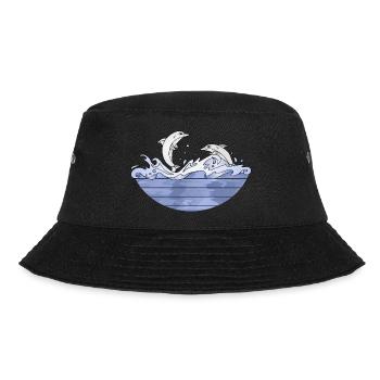 Delphine - Bucket Hat - Schwarz - Vorne - Lela (165cm)