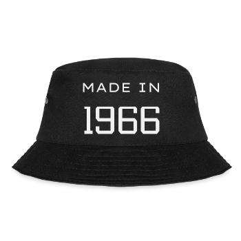 Made in 1966 Year Birthday Day - Bucket Hat - black - Front - Lela (165cm)