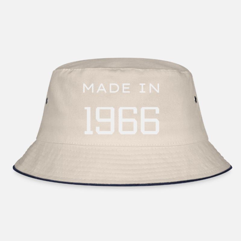 Made in 1966 Year Birthday Day Bucket Hat