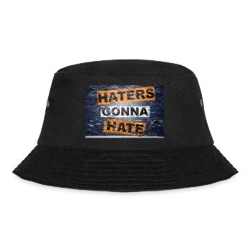 Hater werden es hassen, Schriftzüge zu sagen, Graffiti - Bucket Hat - Schwarz - Vorne - Lela (165cm)