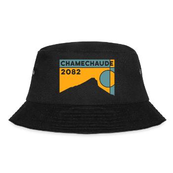Mont Chamechaude Skitour Wandern Souvenir Andenken - Bucket Hat - Schwarz - Vorne - Lela (165cm)