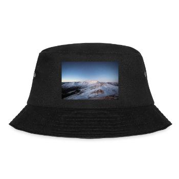 Alpen Glow On Agrafa mountain range in Greece - Bucket Hat - black - Front - Lela (165cm)
