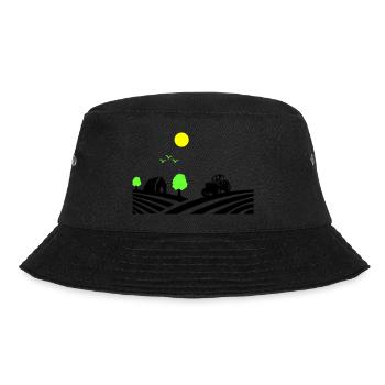 Tractor Farm - Bucket Hat - black - Front - Lela (165cm)