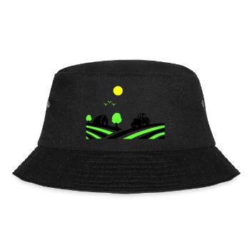 Tractor Farm - Bucket Hat - black - Front - Lela (165cm)