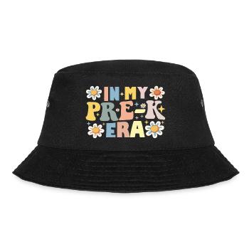 In meiner Vor-K-Ära zurück zur Schule Lehrerin - Bucket Hat - Schwarz - Vorne - Lela (165cm)