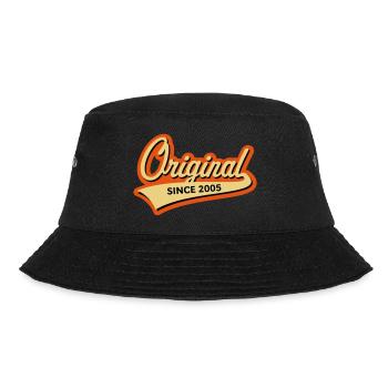 Original Since 2005 (Year Of Birth, Birthday / 3C) - Bucket Hat - black - Front - Lela (165cm)
