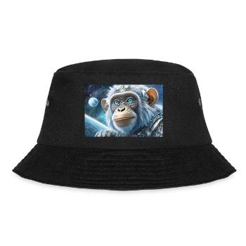 ALIVE 3024 0201 Space, animal, monkey, planet - Bucket Hat - black - Front - Lela (165cm)