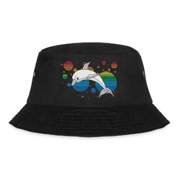 Dolphin - Bucket Hat - black - Front - Lela (165cm)