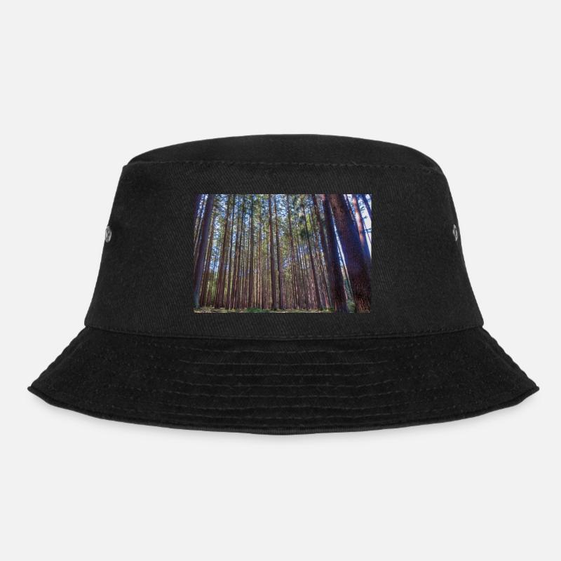 Wald - Bucket Hat - Schwarz