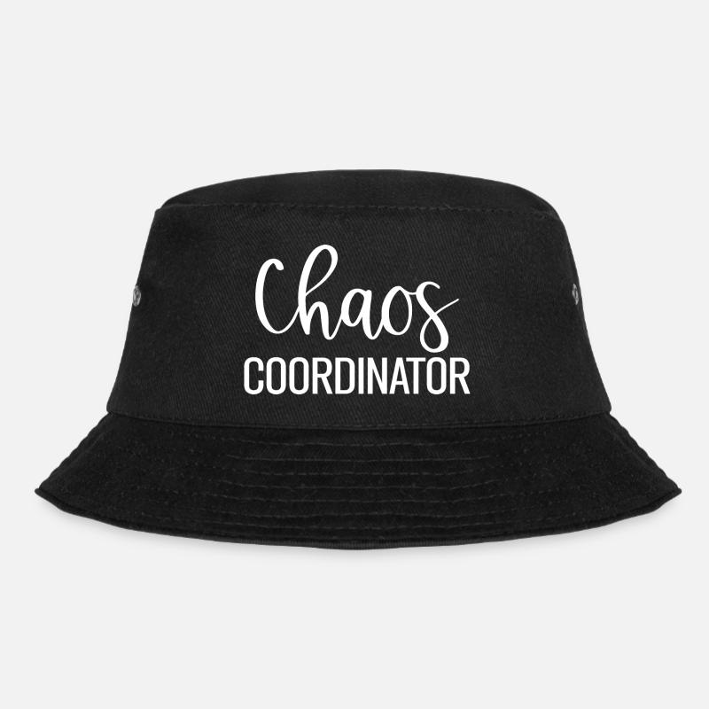 Chaos Coordinator Lustiges Mama Mutter - Bucket Hat - Schwarz